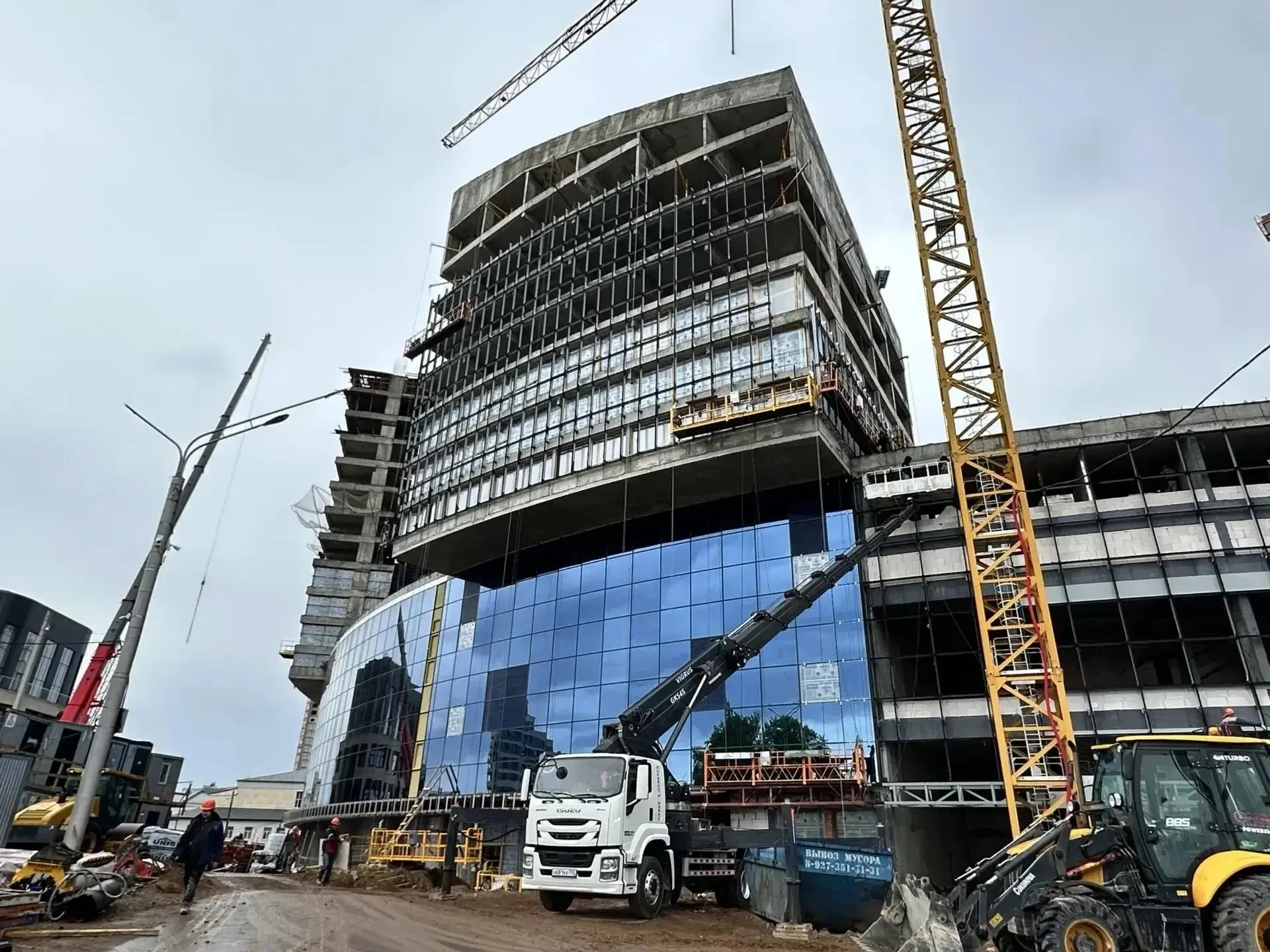 Строительство Межвузовского студенческого кампуса Евразийского НОЦ продолжается