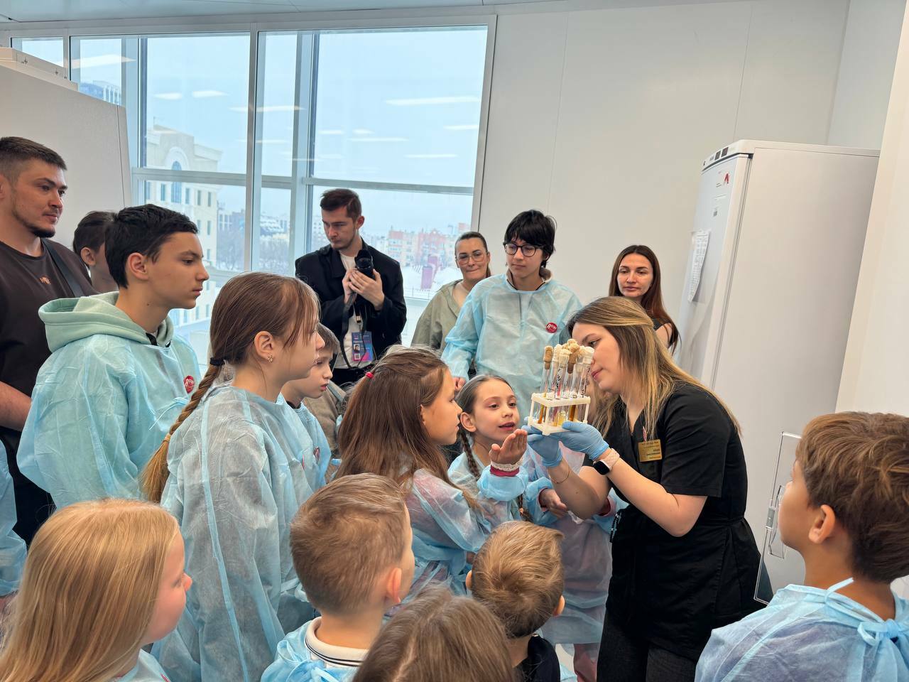 Школьникам показали разработки Межвузовского кампуса Уфы .