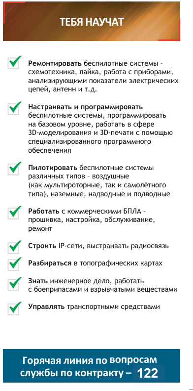 Служба в войсках беспилотных систем: ключевые преимущества