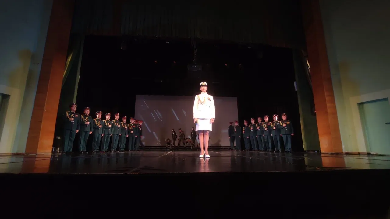 Ансамбль песни и пляски ЦВО провел концерт в городе Салавате