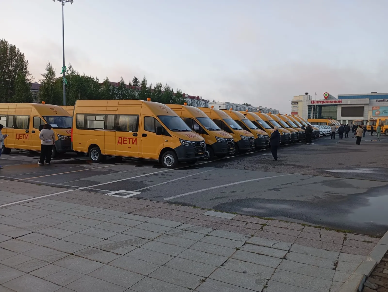 В школу – на новом автобусе