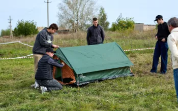 Студенты-геологи соревнуются в организации полевой стоянки в Башкирии