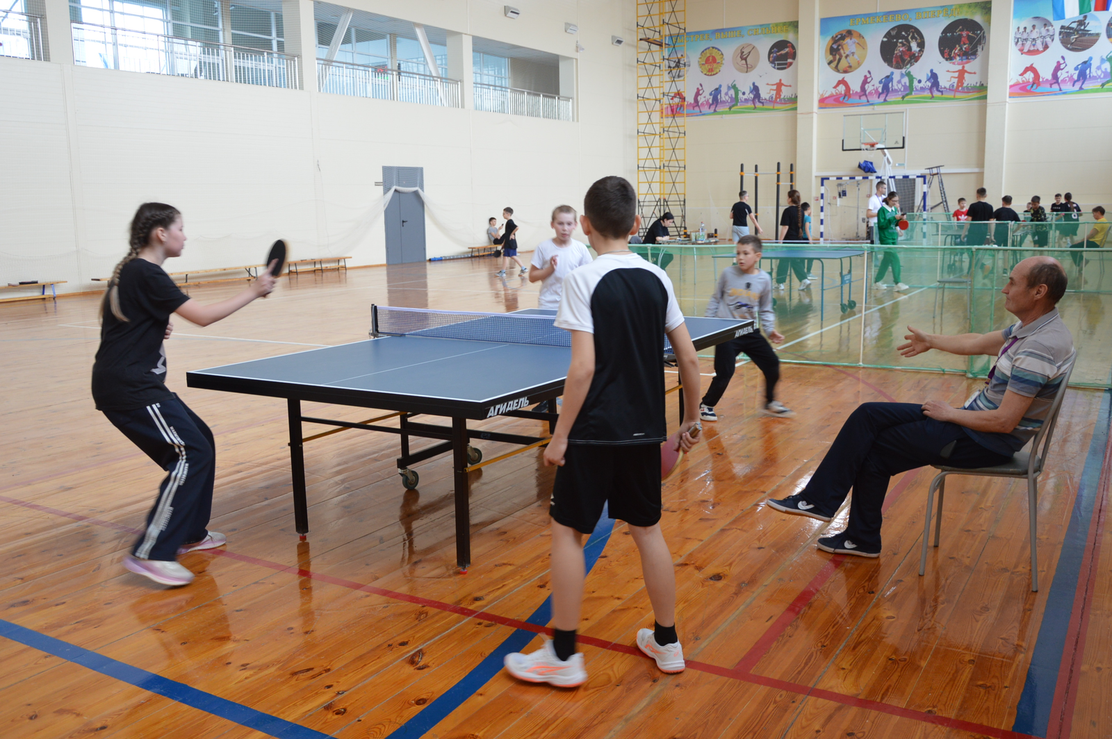 Встречи за теннисными столами